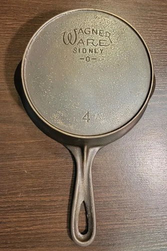 Wagner Ware Sidney O Vintage Cast Iron Skillet Frying Pan 4A Heat Ring Rare
