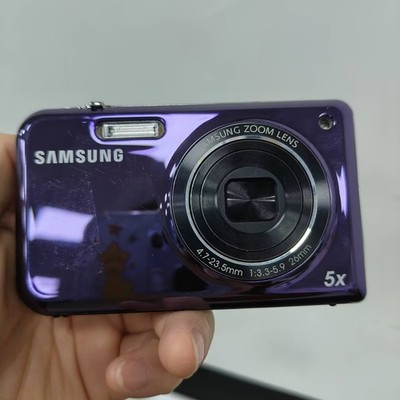 Samsung PL170 16.1MP 5x Optical Zoom Dual Screen LCD Selfie Digital Camera
