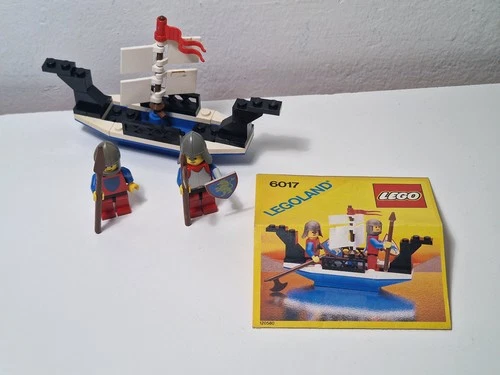 Lego Vintage Set Legoland Castle 6017 King's Oarsmen, with instructions