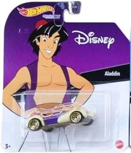 Hot Wheels Disney Character Cars Aladdin and Jasmine 2 Pack