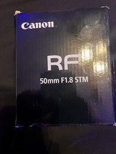 Canon RF 50mm f/1.8 STM Auto Focus Lens RF Mount for Canon with Lens Cap