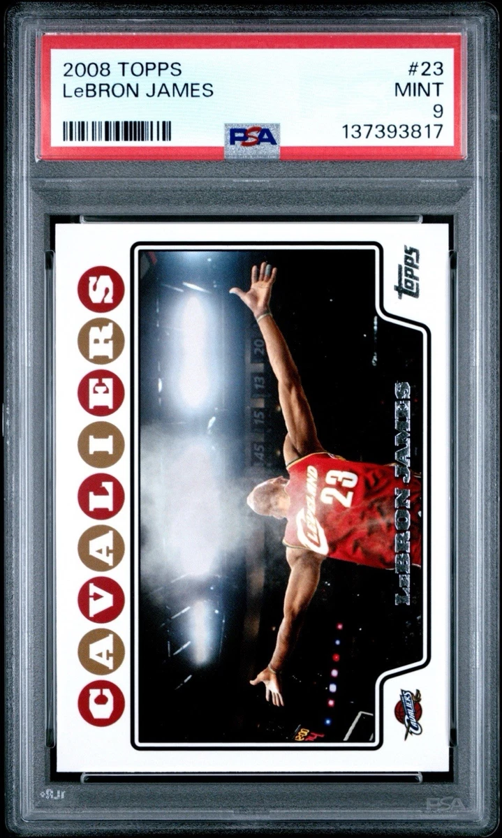 Topps LeBron James 9 Graded Basketball Sports Trading Cards