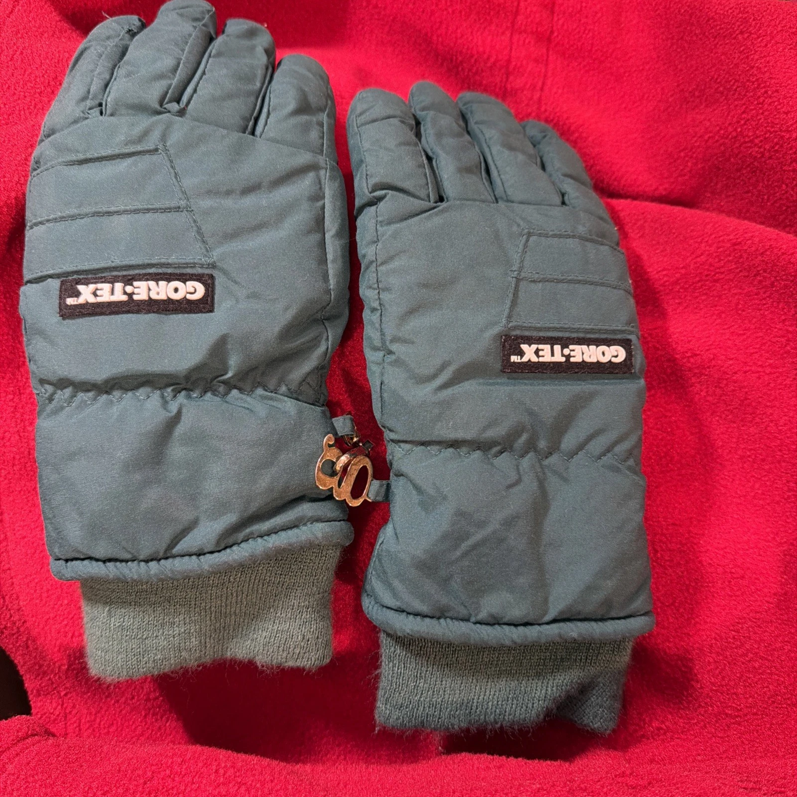 Grandoe Gore-Tex Men’s Small Gloves Snowboard Ski Winter Green Vintage