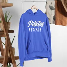 Pilates Hoodie Gym Fitness Workout Yoga Exercise Novelty Funny Gifts