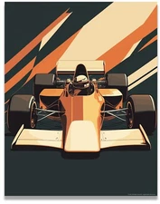 F1 Racing 11x14 Collectible Poster | Iconic F1 Racing Design | Limited Edition