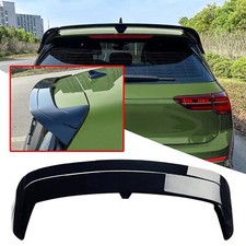 Glanz Schwarz Dachspoiler Heckspoiler Lippe für VW Golf MK8 TSI Standard 2020-24