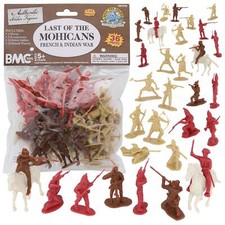 BMC CTS French Indian War British Frontiersmen Mohawk Plastic Soldier Figures
