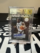 2012 Totally Certified Kawhi Leonard Rookie Roll Call GOLD /25 BGS 9.5 w 10 Auto