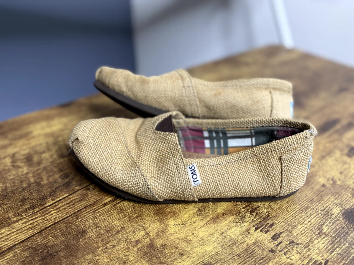 Women's natural store burlap toms