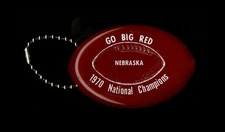 1970 NEBRASKA CORNHUSKERS NATIONAL CHAMPIONS COIN PURSE~HIGH GRADE QUIKOIN
