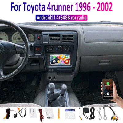 7'' Wireless CarPlay Android auto radio Head unit For Toyota