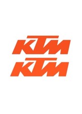 Ktm X2 Logo Sticker Decals Motorcross Enduro Trials Motorcycle Car Van Toolbox
