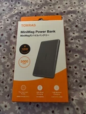 TORRAS - Slim MiniMag Wireless Magsafe Power Bank 5000mAh - Titanium Gray