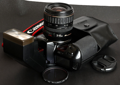 Canon EOS 10QD AF 35mm Film SLR + EF 28-80mm f/3.5-4.5 USM Zoom