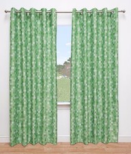 Pixel Ready Made Thermal Blackout Eyelet Curtains / Mining Game - Ring Top
