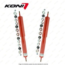 2x Front KONI Heavy Track Gas Shocks for Land Rover Defender County 90 110 130