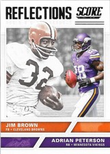 2017 Score Football Reflections Inserts (U-Pick) Complete Your Set!