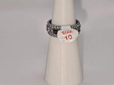 Bomb Party Jan Ring Size 10 RBP8602 Desire The Sparkle - Hematite