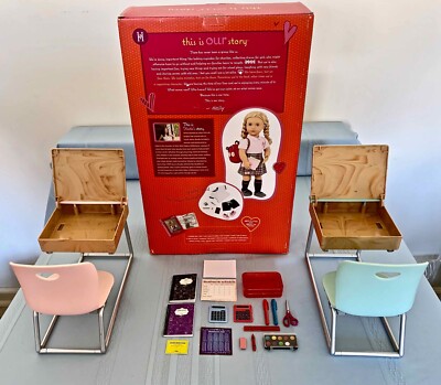 Mini Brands Our Generation Tabby Posable 18 Doll With Pet Bunny