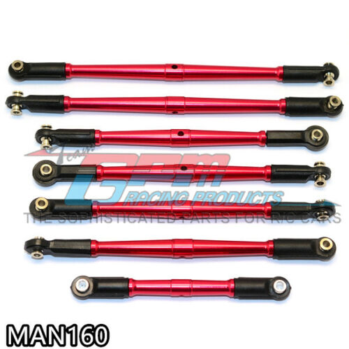 7 PIEZAS TIRANTES DE ALUMINIO GPM PARA 1/8 NERO 6S BLX (3 Colores) - Imagen 5 de 7