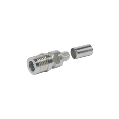 Times Microwave EZ-240-QM-X Type QMA Male Plug Straight EZ Style Connector