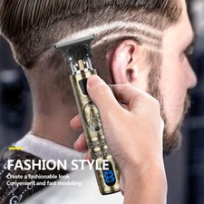 2025NEW Hair Clipper men Trimmer Cordless Haircut metal body Grooming Kit gift
