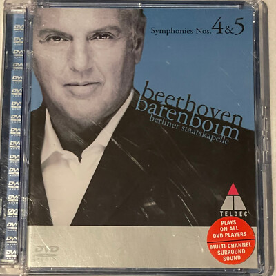 Daniel Barenboim Beethoven Symphonies Nos. 4 & 5 DVD-Audio Multichannel