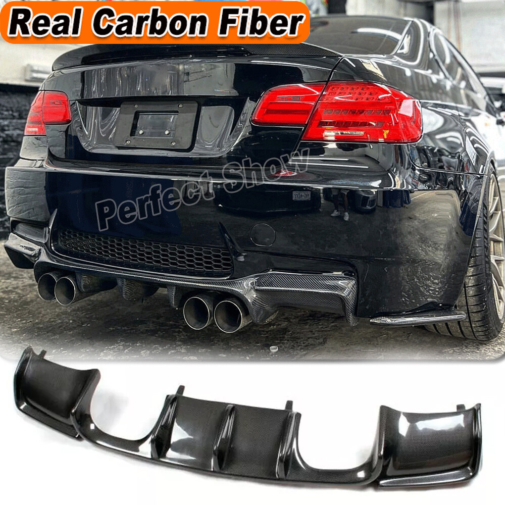 Диффузор спойлер закраина заднего бампера из углеродного волокна для BMW 3 серии E92 E93 M3 08-13