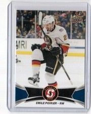 2016-17 AHL Hockey Base Card # 47 Emile Poirer Stockton Heat