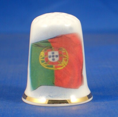 Birchcroft Fingerhut -- Flaggen der Welt -- Portugal -- Gratis Kuppelbox