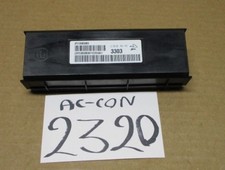 12 13 BUICK Regal 13583303 AC and Heater Control Used Stock #2320-AC 