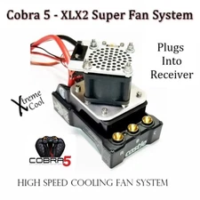 RCP Xtreme Cool Castle Creations  Cobra 5-XLX2 High Speed Cooling Fan 8.4v