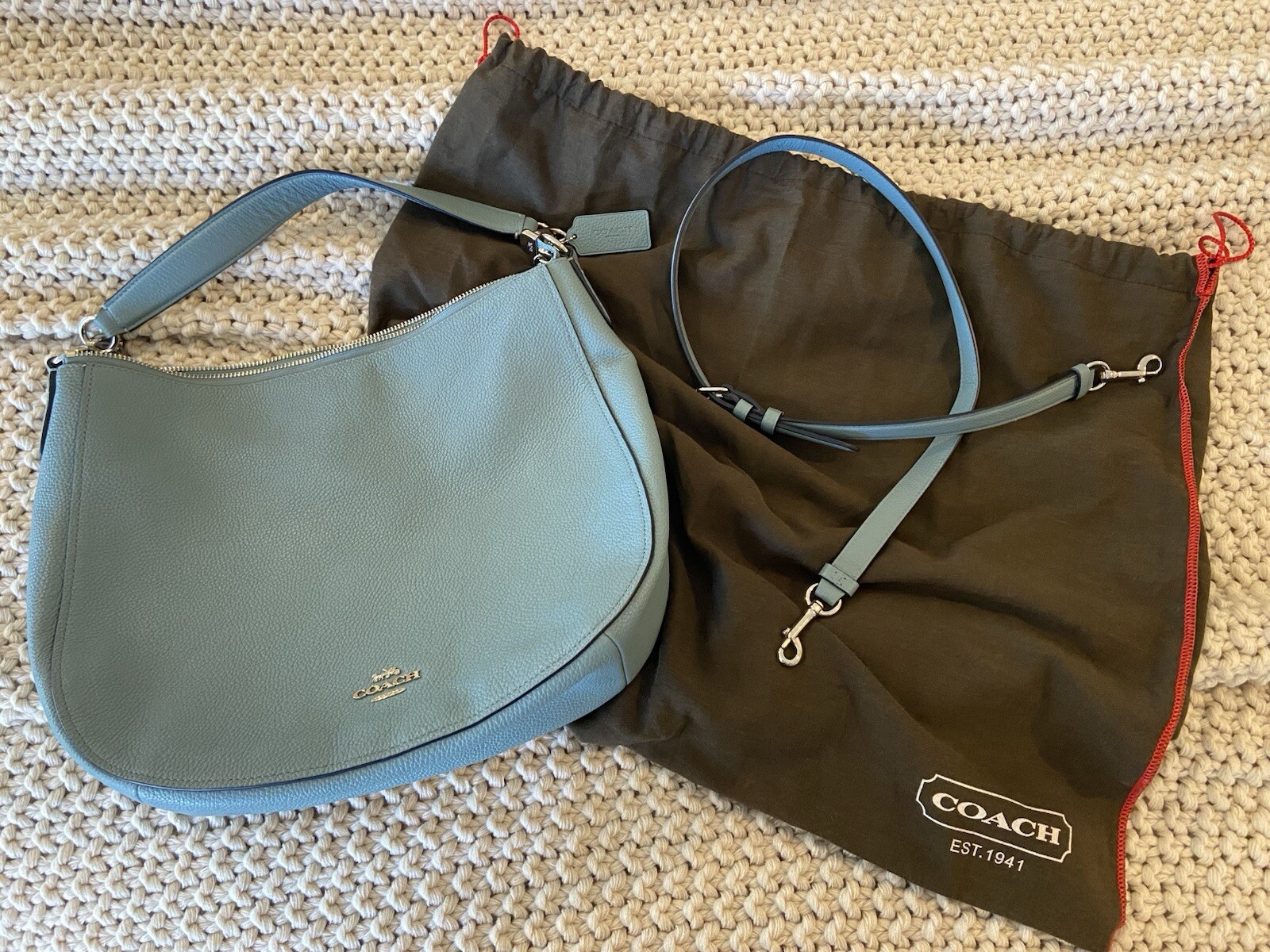 Coach F58036 Chelsea Hobo Cloud Blue