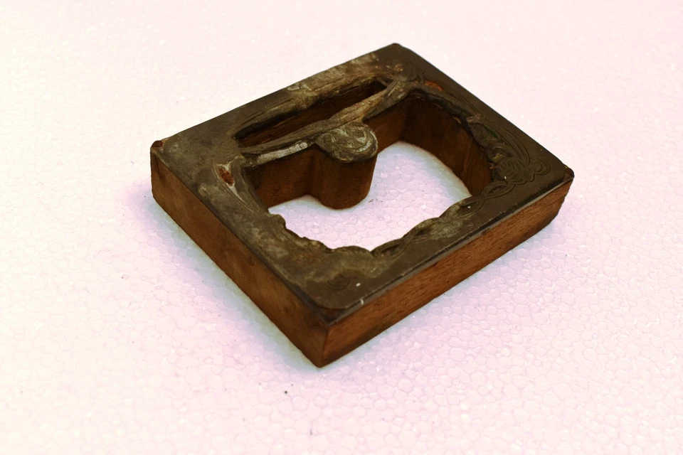 Vintage Wood Printing Block Advertising Sundrisakhi Ayurvedic Medicine For Woman - Image 3 of 4