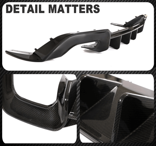 Carbon Heckdiffusor Diffusor Heckansatz Spoiler Für Audi A5 S-line S5 2020-2021 - Picture 14 of 14