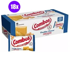 COMBOS Cheddar Cheese Baked Snacks 1.7-Ounce Bag 18-Count Box