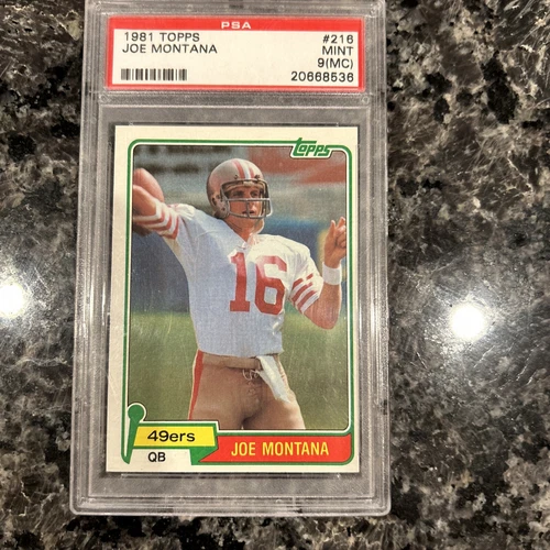 1981 Topps Joe Montana Rookie PSA 9 #216