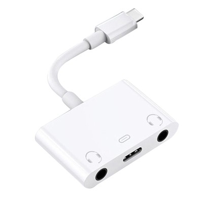 Type-C Sound Card USB-C 3.5mm Audio Interface for Earphone Speaker Computers