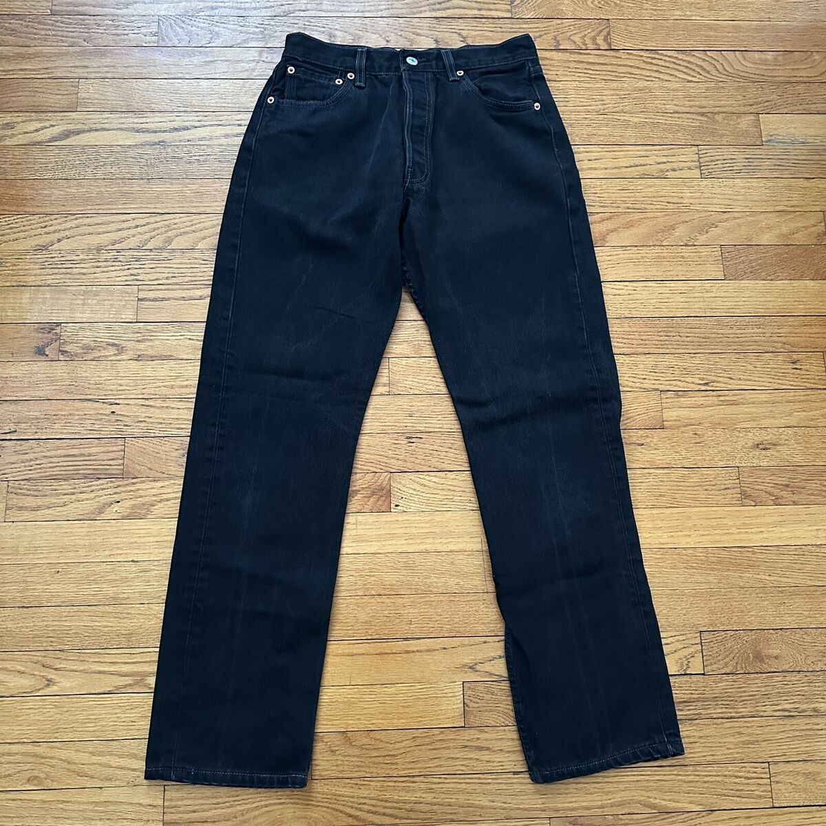 Vintage Levi's 501 Black Denim Jeans Size 30x30 Women Made Vintage Levi's 501 Black Denim Jeans Size 30x30 Women Made