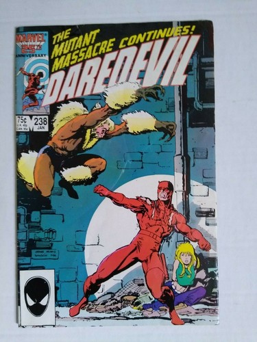 DAREDEVIL #238 & #239 & #242 Lot. of 3 Marvel Comic Books 1987 - Picture 2 of 12