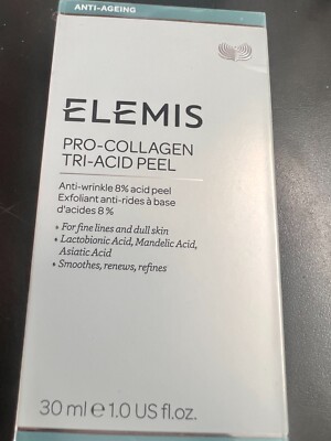 ELEMIS Unisex Pro-Collagen Tri-Acid Peel 1 oz Skin Care  FULL Size 1328