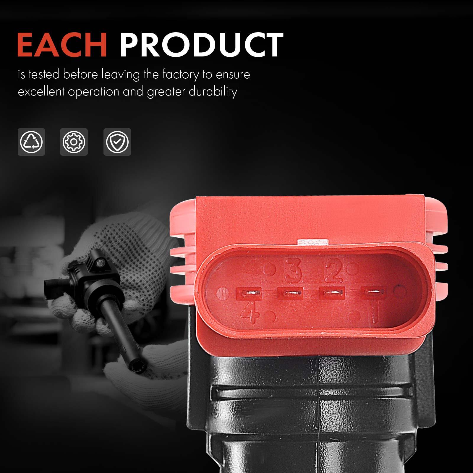 4x Ignition Coils Pack for Audi A4 A5 A6 Quattro Q5 Q7 R8 S4 Touareg 06E905115A eBay