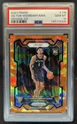 2023-24 Panini Prizm Victor Wembanyama RC Rookie Prizm Orange Ice #136 PSA 10