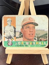 1960 Topps #282 Joe Nuxhall Cincinnati Reds - white back