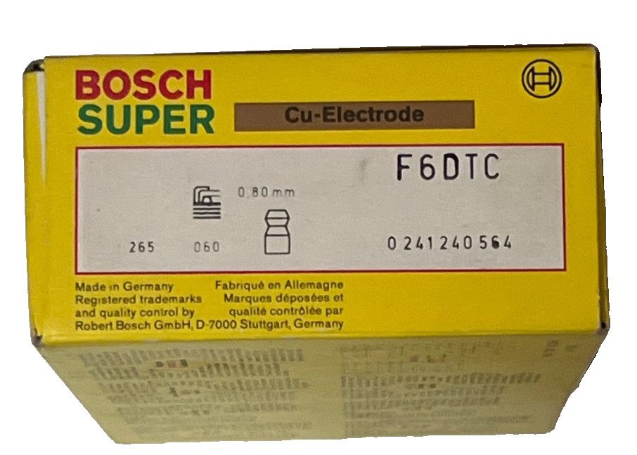 10 Spark Plugs BOSCH # F6DTC Audi 90 100 Volkswagen Golf Jetta Scirocco