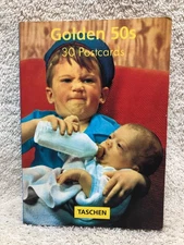TASCHEN #25 GOLDEN 50'S POSTCARD BOOKLET: 30 Unposted postcards/Germany/1993