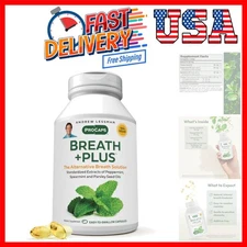 Breath Plus 60 Softgels - Natural Breath Freshener, Helps Eliminate Odors fro...