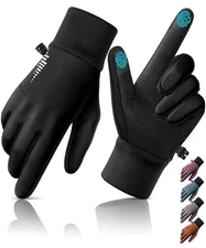 Water-Resistant Winter Gloves Touch Screen, Women Men Thermal Warm Gloves Sui...