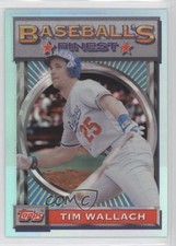 1993 Topps Finest Baseball's Finest Refractor Tim Wallach #118 0h5