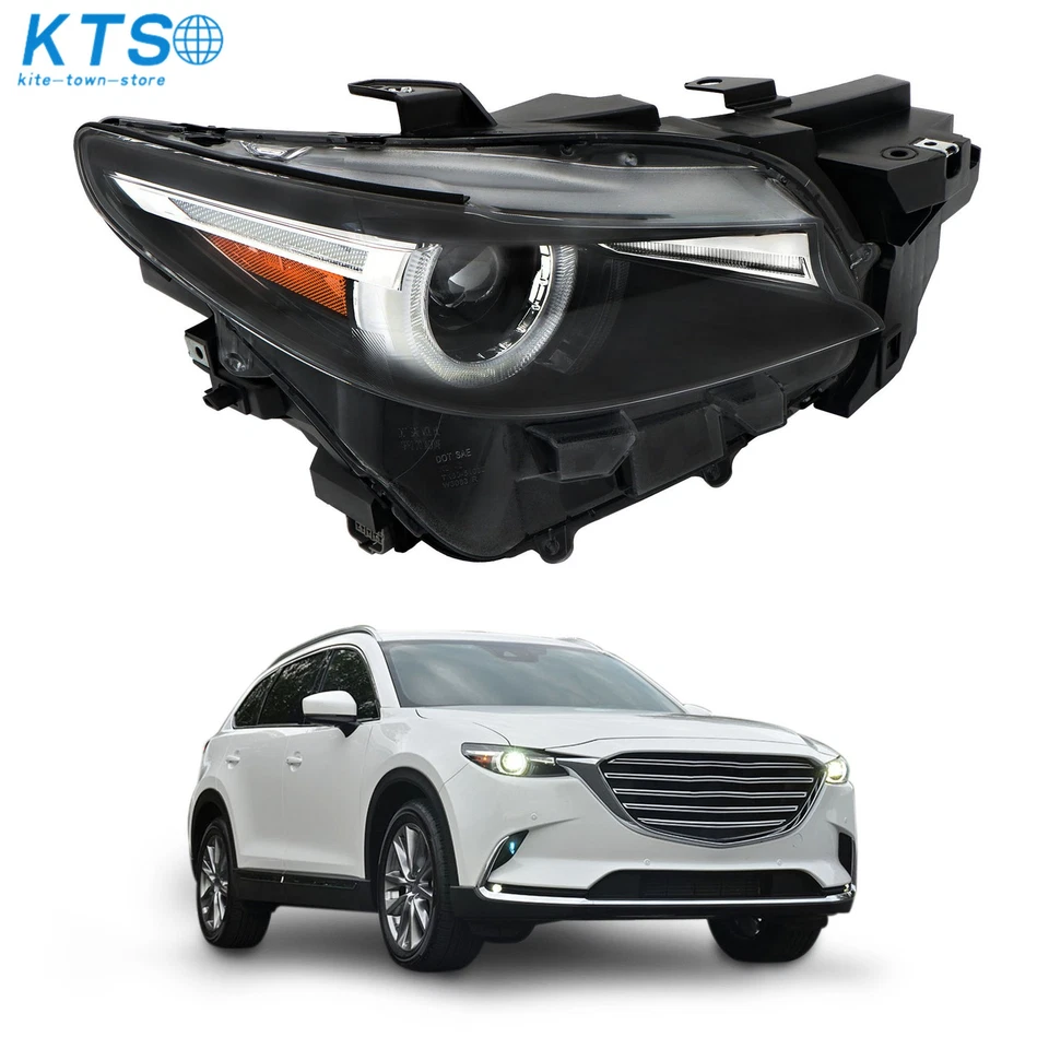 For Mazda CX-9 2016-2023 Adaptive Passenger Right LED Headlights Headlamps w/AFS - Image 2 of 4